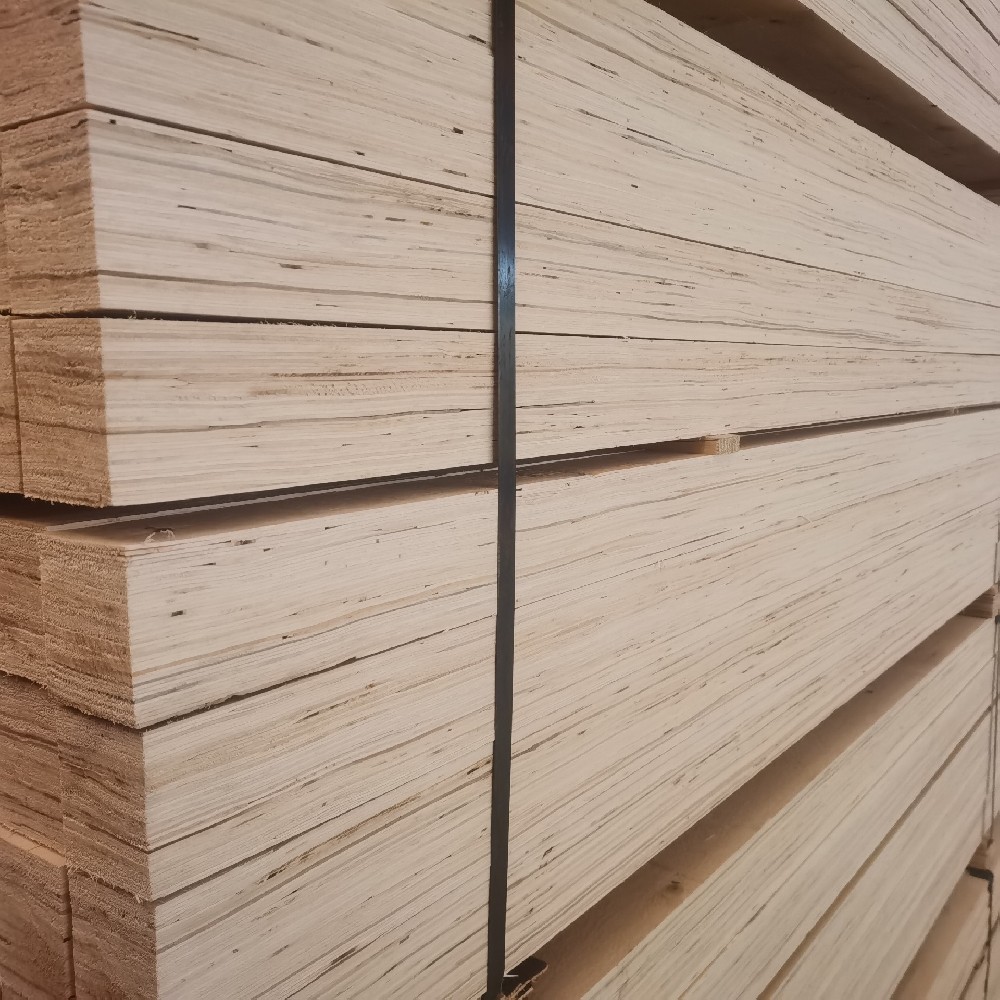 免熏蒸木方 包装级LVL木方 出口木箱托盘用立铺条子板